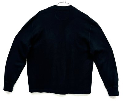 画像3: 90'S RALPH LAUREN コットン カーディガン ブラック (VINTAGE) 