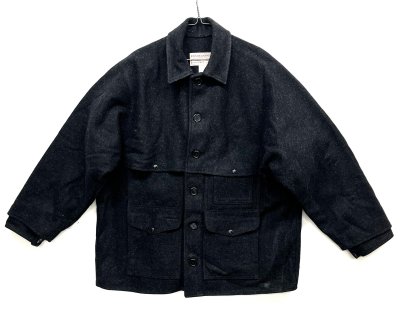 画像1: C.C.FILSON ウール ダブルマッキーノ クルーザージャケット チャコール USA製 (VINTAGE)
