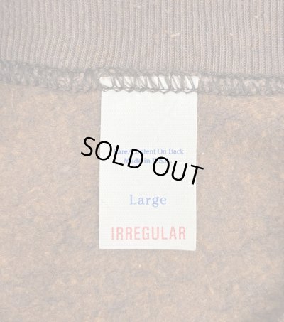 画像2: 80'S UNKNOWN ラグランスリーブ クルーネック スウェットシャツ ヘザーブラウン USA製 (VINTAGE)