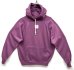 画像1: 80'S UNKNOWN ラグランスリーブ スウェット パーカー パープル USA製 (DEADSTOCK) (1)