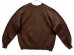 画像3: 80'S UNKNOWN ラグランスリーブ クルーネック スウェットシャツ ヘザーブラウン USA製 (VINTAGE) (3)