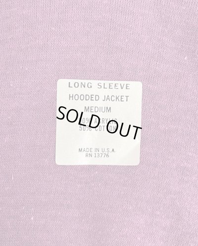 画像3: 80'S UNKNOWN ラグランスリーブ スウェット パーカー パープル USA製 (DEADSTOCK)