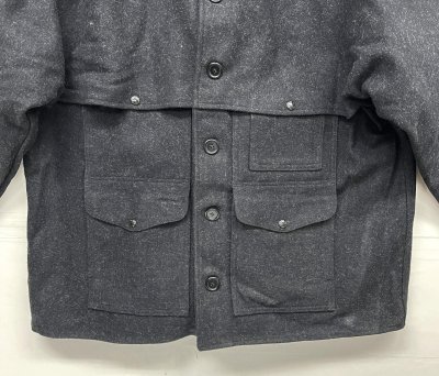 画像4: C.C.FILSON ウール ダブルマッキーノ クルーザージャケット チャコール USA製 (VINTAGE)