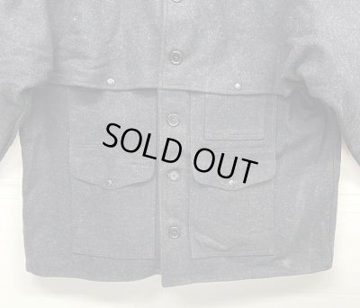 画像4: C.C.FILSON ウール ダブルマッキーノ クルーザージャケット チャコール USA製 (VINTAGE)