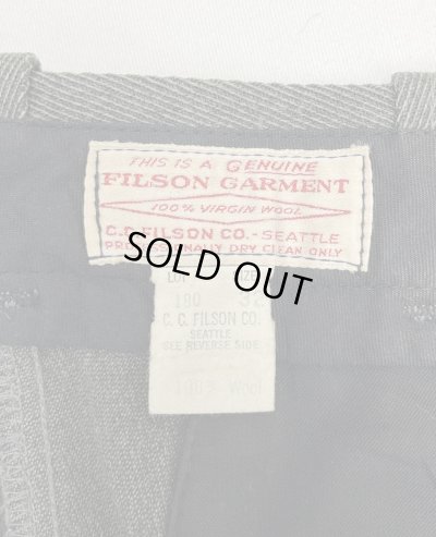 画像2: 70'S C.C.FILSON ウィップコード ウールパンツ 42TALONジップ カーキ (VINTAGE)