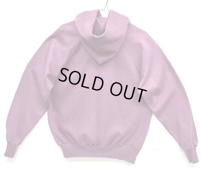 画像4: 80'S UNKNOWN ラグランスリーブ スウェット パーカー パープル USA製 (DEADSTOCK)