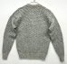 画像3: 90'S EDDIE BAUER 黒タグ ウール クルーネックセーター バーズアイ USA製 (VINTAGE)  (3)
