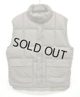 90'S EDDIE BAUER 黒タグ グースダウン ダウンベスト ブラウン (VINTAGE) 