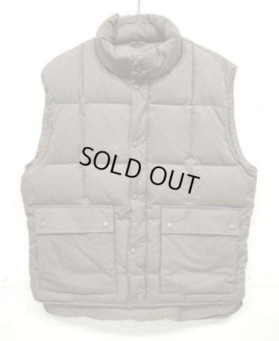 画像1: 90'S EDDIE BAUER 黒タグ グースダウン ダウンベスト ブラウン (VINTAGE) 