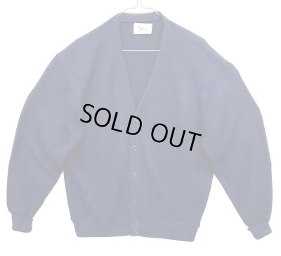 画像1: 70'S JC PENNEY "THE FOX SWEATER" アクリル カーディガン ネイビー (VINTAGE) 