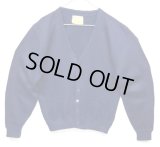 70'S SEARS アクリル カーディガン ネイビー (VINTAGE) 