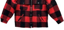 他の写真2: 90'S LANDS' END マッキーノクルーザージャケット バッファローチェック IDEALジップ USA製 (VINTAGE) 