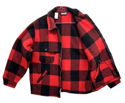 画像4: 90'S LANDS' END マッキーノクルーザージャケット バッファローチェック IDEALジップ USA製 (VINTAGE) 