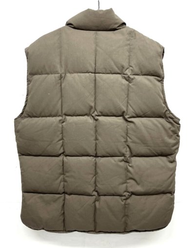 画像4: 90'S EDDIE BAUER 黒タグ グースダウン ダウンベスト ブラウン (VINTAGE) 