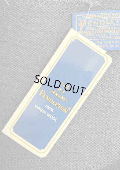 画像3: 80'S PENDLETON ウール ニットベスト グレンチェック/チャコール USA製 (DEADSTOCK) 