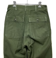 他の写真3: 70'S アメリカ軍 US ARMY "OG107" コットンサテン ベイカーパンツ ミリタリーグリーン (VINTAGE)