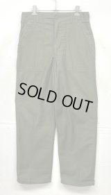 70'S アメリカ軍 US ARMY "OG107" コットンサテン ベイカーパンツ GENERALジップ (DEADSTOCK)