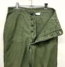 他の写真1: 70'S アメリカ軍 US ARMY "OG107" コットンサテン ベイカーパンツ ミリタリーグリーン (VINTAGE)