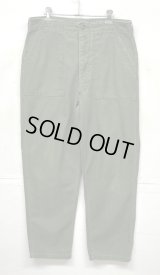 70'S アメリカ軍 US ARMY "OG107" コットンサテン ベイカーパンツ ミリタリーグリーン (VINTAGE)