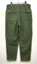 画像3: 70'S アメリカ軍 US ARMY "OG107" コットンサテン ベイカーパンツ ミリタリーグリーン (VINTAGE) (3)