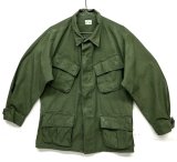 60'S アメリカ軍 US ARMY "JUNGLE FATIGUE" リップストップ ファティーグジャケット S-SHORT (VINTAGE)