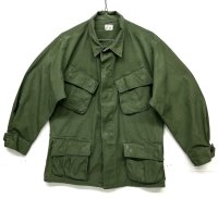 60'S アメリカ軍 US ARMY "JUNGLE FATIGUE" リップストップ ファティーグジャケット S-SHORT (VINTAGE)