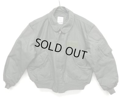 画像1: アメリカ軍 USAF "CWU-45/P" アラミド フライトジャケット セージグリーン (VINTAGE) 