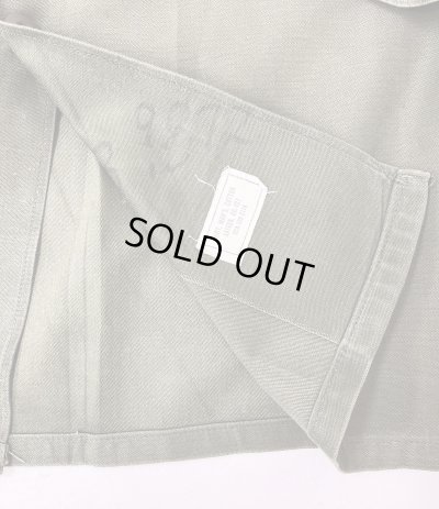 画像3: 60'S アメリカ軍 US ARMY OG107 コットンサテン ユーティリティシャツ 16 1/2 x 34 (VINTAGE)