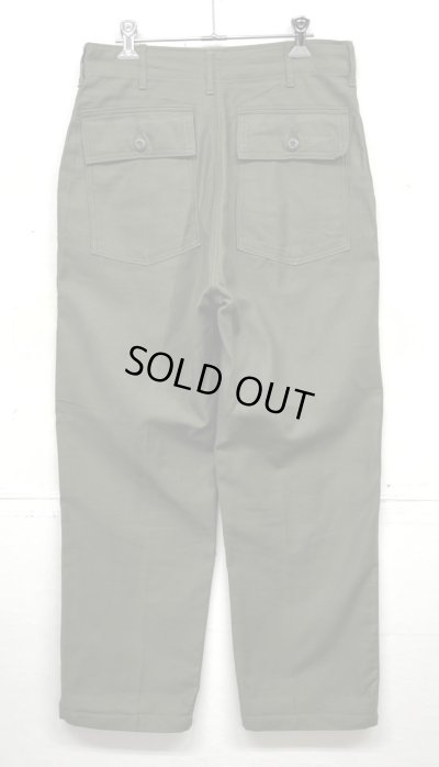 画像4: 70'S アメリカ軍 US ARMY "OG107" コットンサテン ベイカーパンツ GENERALジップ (DEADSTOCK)