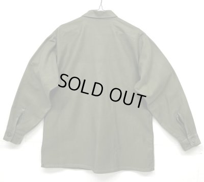 画像4: 60'S アメリカ軍 US ARMY OG107 コットンサテン ユーティリティシャツ 16 1/2 x 34 (VINTAGE)