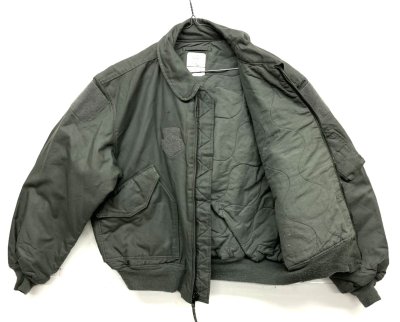 画像4: アメリカ軍 USAF "CWU-45/P" アラミド フライトジャケット セージグリーン (VINTAGE) 