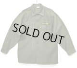 60'S アメリカ軍 US ARMY OG107 コットンサテン ユーティリティシャツ 16 1/2 x 34 (VINTAGE)