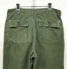 他の写真3: 70'S アメリカ軍 US ARMY "OG107" コットンサテン ベイカーパンツ ミリタリーグリーン (VINTAGE)