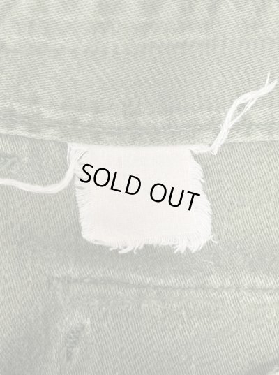 画像2: 70'S アメリカ軍 US ARMY "OG107" コットンサテン ベイカーパンツ ミリタリーグリーン (VINTAGE)