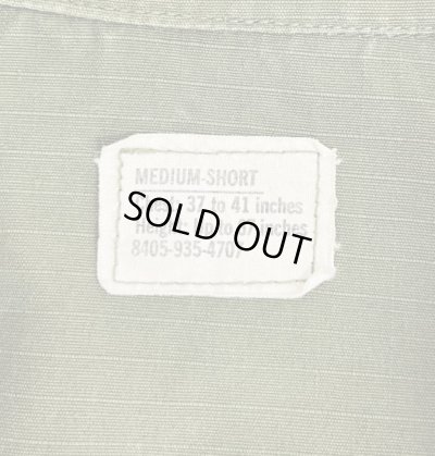 画像2: 60'S アメリカ軍 US ARMY "JUNGLE FATIGUE" リップストップ ファティーグジャケット M-SHORT (VINTAGE)