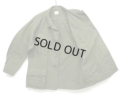 画像3: 60'S アメリカ軍 US ARMY "JUNGLE FATIGUE" リップストップ ファティーグジャケット M-SHORT (VINTAGE)