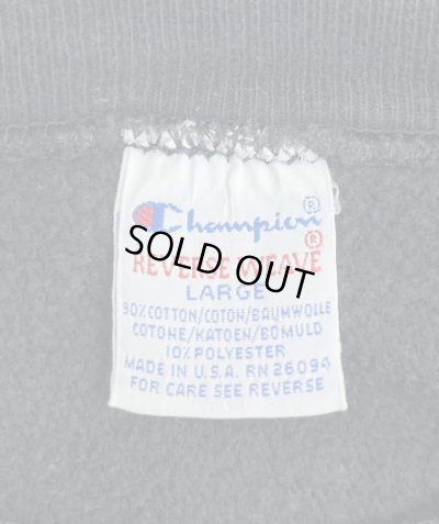 画像2: 90'S CHAMPION "LILLEHAMMER '94" 刺繍タグ リバースウィーブ ブラック USA製 (VINTAGE)