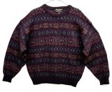 80'S BROOKS BROTHERS ウール100% フェアアイルセーター イングランド製 (VINTAGE)