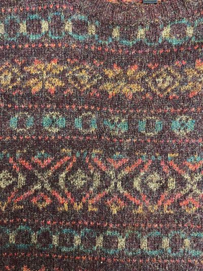 画像3: 80'S BROOKS BROTHERS ウール100% フェアアイルセーター イングランド製 (VINTAGE)