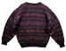 画像4: 80'S BROOKS BROTHERS ウール100% フェアアイルセーター イングランド製 (VINTAGE) (4)