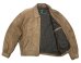 画像3: 90'S J.CREW 旧タグ 裏地キルティング レザー ドリズラージャケット ブラウン (VINTAGE) (3)