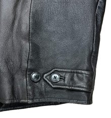 他の写真2: 90'S J.CREW 旧タグ 裏地キルティング レザー ドリズラージャケット ダークブラウン/ツートン (VINTAGE)