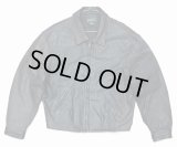 90'S J.CREW 旧タグ 裏地キルティング レザー ドリズラージャケット ダークブラウン/ツートン (VINTAGE)