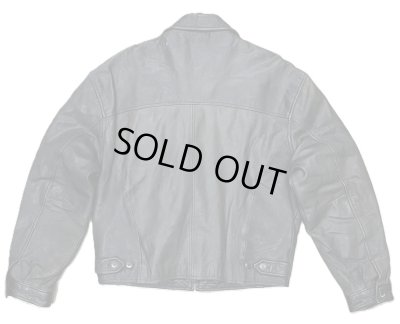 画像4: 90'S J.CREW 旧タグ 裏地キルティング レザー ドリズラージャケット ダークブラウン/ツートン (VINTAGE)