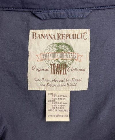 画像2: 90'S BANANA REPUBLIC 旧タグ フィールドジャケット ネイビー (VINTAGE)