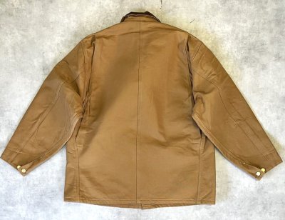 画像6: 90'S CARHARTT "MICHIGAN CHORE COAT" 裏地ブランケット ダックジャケット ブラウン USA製 (VINTAGE)