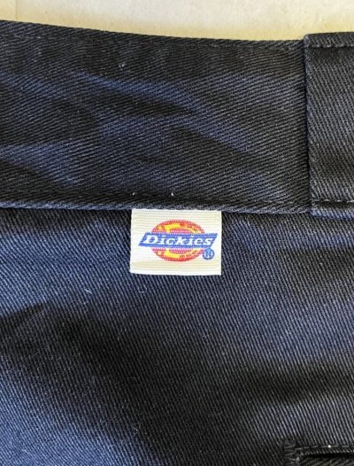 画像4: 80'S DICKIES チビタグ ツープリーツ ワークパンツ ブラック USA製 (VINTAGE)