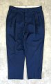 画像1: 90'S DICKIES ツープリーツ ワークパンツ ネイビー USA製 (VINTAGE) (1)