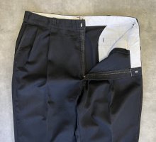 他の写真1: 80'S DICKIES チビタグ ツープリーツ ワークパンツ ブラック USA製 (VINTAGE)