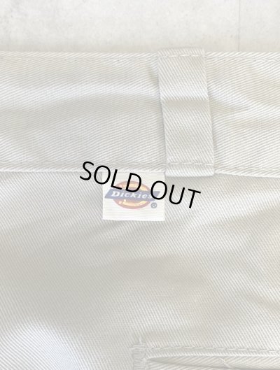 画像4: 80'S DICKIES チビタグ ツープリーツ ワークパンツ ベージュ USA製 (VINTAGE)